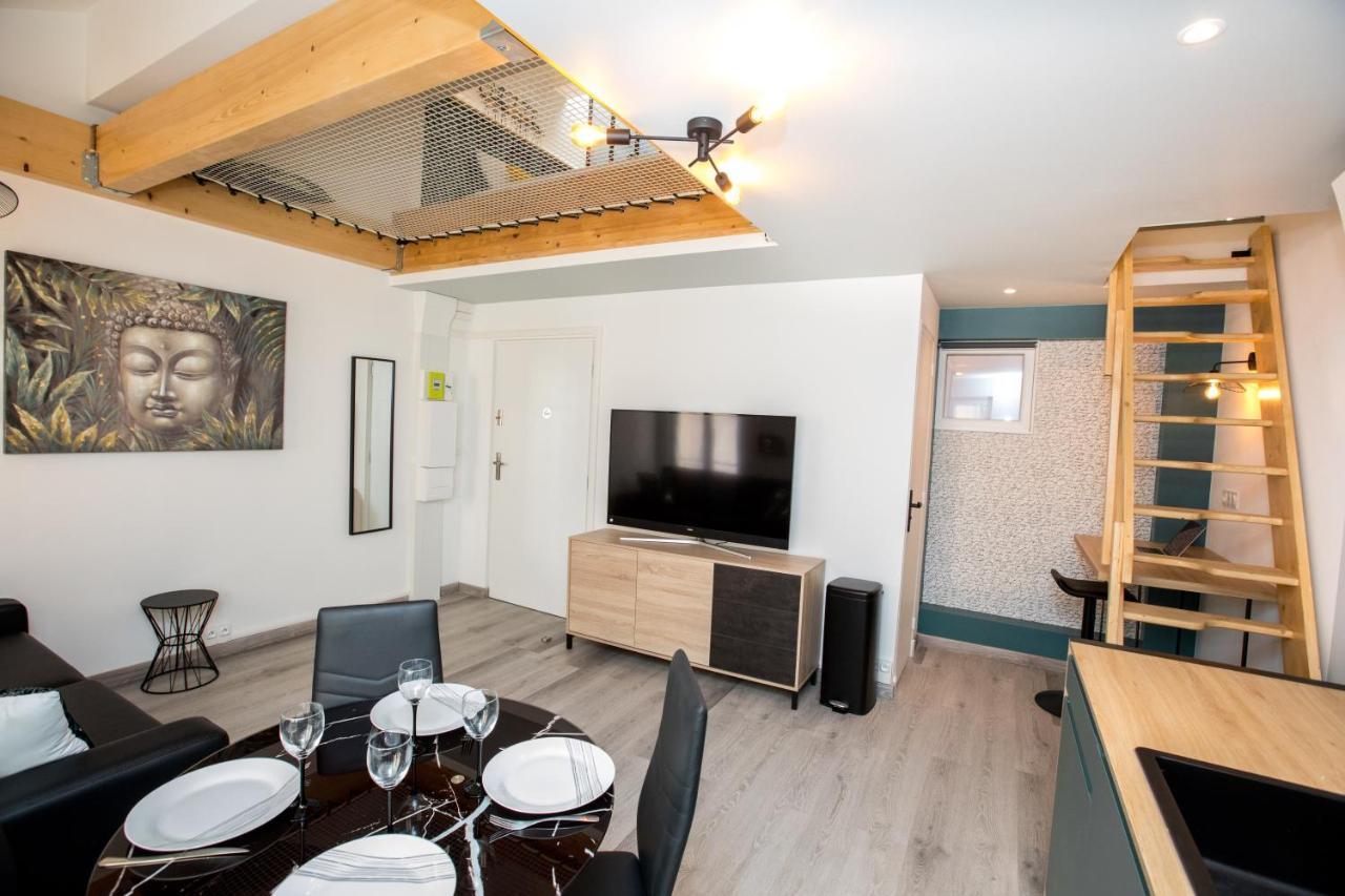 Duplex : Plage 300M, Clim, Netflix Cannes Exteriér fotografie